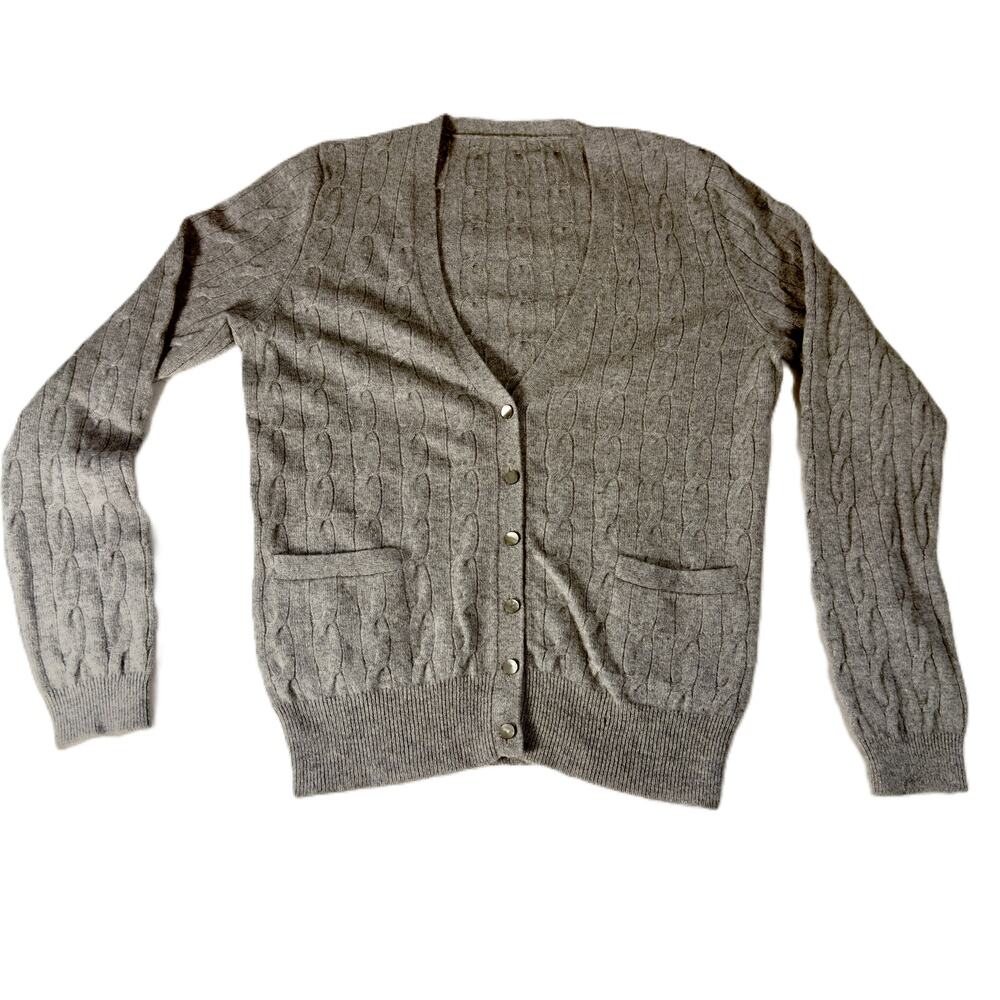 Open Cardigan Sweater Mother of Pearl Buttons No Tags SEE Measurements